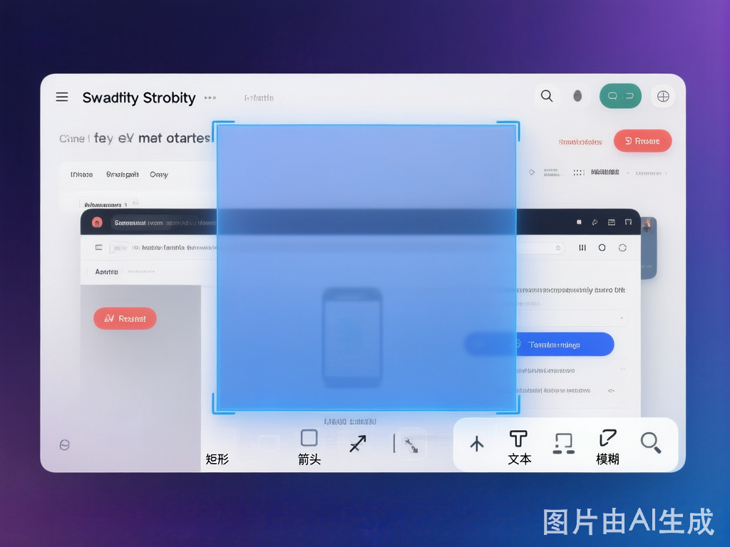 Snipaste截图工具界面演示，展示截图功能和取色器